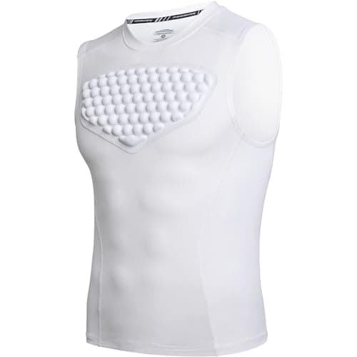 COOLOMG Youth Chest Protector Baseball Padded Shirt Softball Heart Guard T Ball Sternum Protection