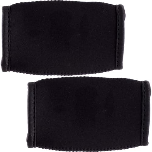 Winsyison 2pcs Football Chin Strap Cover, Elastic Chin Straps Helmet Pads, Portable Chinstrap Covers Compatible with Most Football Helmets for Biking Rugby-Black