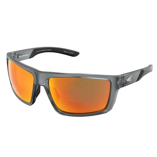 KastKing Waccamaw Bifocal Polarized Sunglasses, Bifocal x2.5 Magnifications, Polycarbonate Lenses, Full Wrap Frame Design, Sports Reader Sunglasses for Men & Women, UV400 Protection