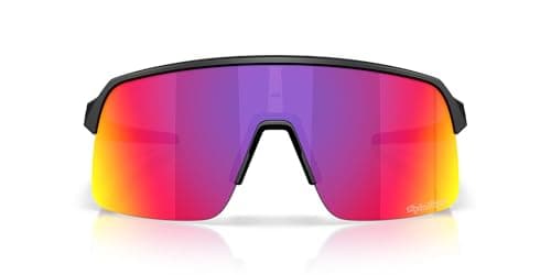 Oakley Men's and Women's OO9463 Sutro Lite Rectangular Sunglasses,Troy Lee Designs Matte Black/Prizm Road,39mm