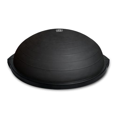 BOSU Half-Ball Balance Trainer with Non-Slip Base, Black, 65 cm, 350 lb