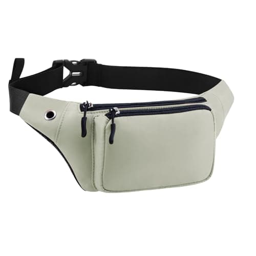 KAMO Fanny Pack, Waist Bag Sling Backpack Water Resistant Durable Polyester Small Outdoor Lightweight Crossbody Daypack for Women Men