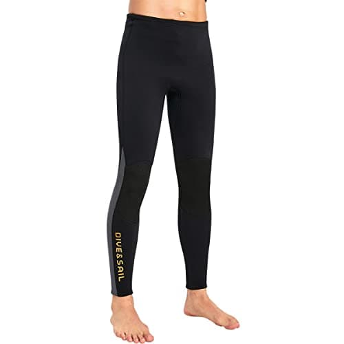 Wetsuit Pants 2mm Neoprene Men's Surfing Pants Keep Warm for Diving, Swimming, Snorkeling, Scuba, Kayaking - XXXL Size