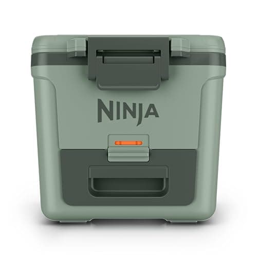 Ninja | FrostVault 30QT Cooler with Wheels | Insulated with Temp Dry Storage Drawer | Keeps Ice Cold for Days | for the Beach, Camping, Picnics & More | Spanish Moss | FB230GN1