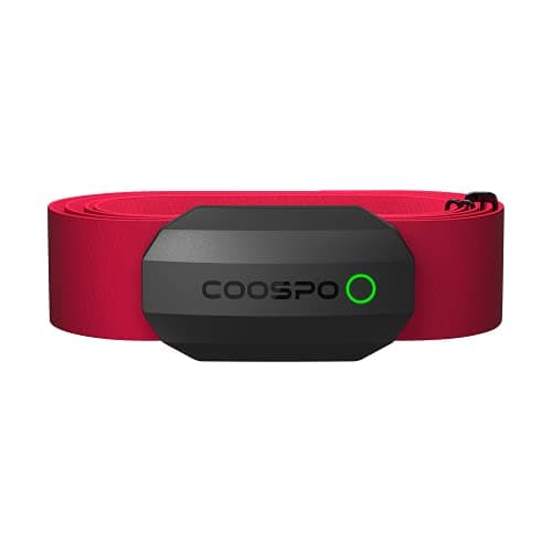 COOSPO Bluetooth Heart Rate Monitor Chest Strap H808S, ANT+ BLE HR Monitor Chest, HRM IP67 Waterproof, Use for Running Cycling Gym and Other Sports
