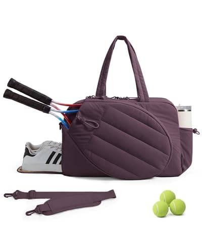 BAGSMART Tennis Gym Bag for Women, 3-in-1 Sports Duffle Sling Backpack