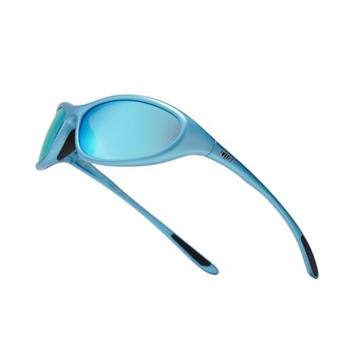 TIJN Sports Sunglasses for Men Women UV400 Wraparound Cycling Running Golf Motorcycle Glasses, Wide Outdoor Shades, Vanta