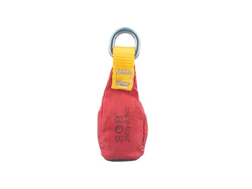 SOB Outdoor Throw Weight Bag 250g/300g/350g Arborist Durable Climbing Rope Bag Multi Throw Bag Tree Rock Spelunking (300g-Red)