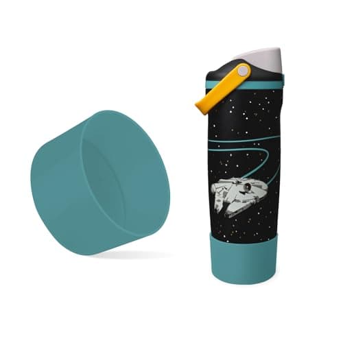Kaitiaki Silicone Boot for Owala 30oz & 40oz FreeSip Sway Bottles & Tumblers - Non-Slip, Scratch-Resistant, Stability Enhancer, Available in 12 Colors (Millennium Falcon 01)