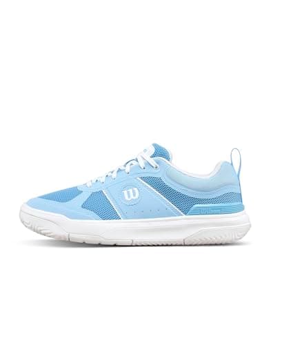 WILSON Pickle Pro Women's Pickleball Shoe - Airy Blue/Airy Blue/White, Size 9.5