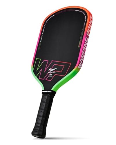 Warping Point Neon Gen 3 Pickleball Paddle, UPA-A Approved, Triple-Layer T700 Raw Carbon Fiber, 16MM EdgeFusion Core, Thermoformed Frame, Tour-Level Spin, Control & Power
