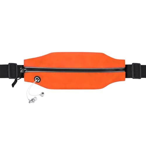 Jealkip Running Belt Fanny Pack Men and Women Slim Running Bag Money Belt