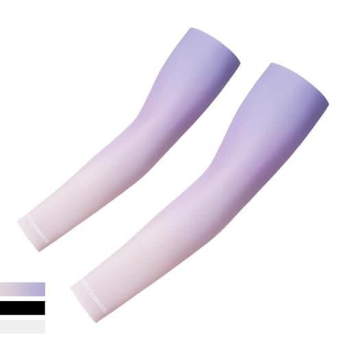 ROCKBROS UV Sun Protection Compression Cycling Fishing Arm Sleeve for Men Women Youth Kids Basketball Shooting Sleeves M