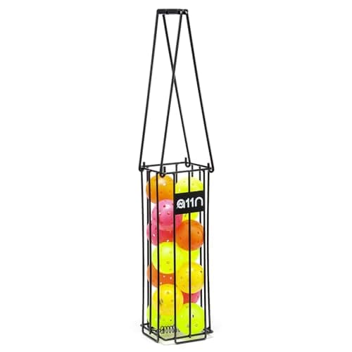 A11N Portable Pickleball Collector - Elevate Your Game with Effortless Ball Retrieval and Storage, Protect Your Body, for Pickleball/Tennis, Black