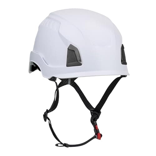 PIP Traverse Non-Vented, Industrial Climbing Helmet with MIPS Technology, ABS Shell, EPS Foam Impact Liner, HDPE Suspension, 4-Point Chin Strap, ANSI II, White (280-HP1491RM-01)