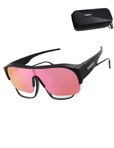 INBIKE Polarized Fit Over Glasses Sunglasses UV400 Protection for Men Women Cycling Driving