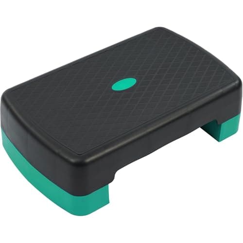 Fitvids 18" Workout Aerobic Stepper Step Platform with 2 Risers, Multiple Colors
