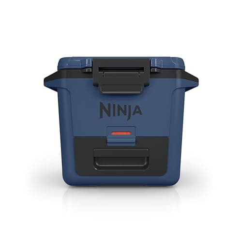 Ninja FB131BL FrostVault 30qt Hard Cooler with Dry Zone, Integrated Fridge-Temp Dry Storage Drawer, Premium Heavy-Duty Insulated Cooler, Keeps Ice for Days, Lakeshore Blue
