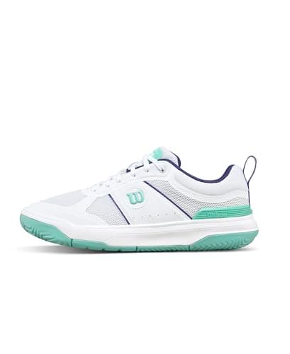 WILSON Pickle Pro Women's Pickleball Shoe - White/Bay/Skipper Blue, Size 8