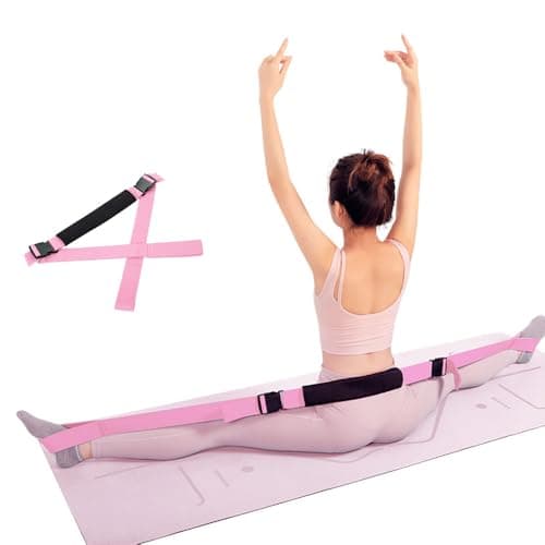 Ballet Stretch Band for Dance, Cheerleading, Pilates. Improves Elastic Flexibility and Enhances Daily Stretching,Total Dance,Gymnastics Training Foot Stretch Ballet Soft Opening Bands (Pink)
