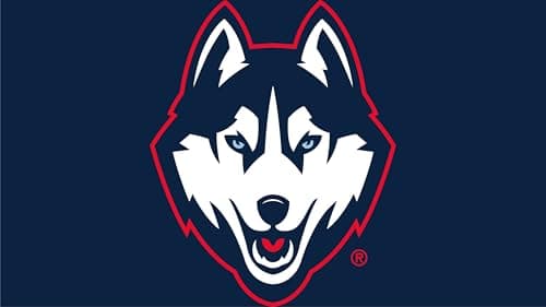 Logo Brands NCAA UConn Huskies Mascot Stainless-Steel Kids Bottle -Soft Silicone Mouthpiece, Easy To Carry, Kid-Friendly Design- Great For School & On-The-Go