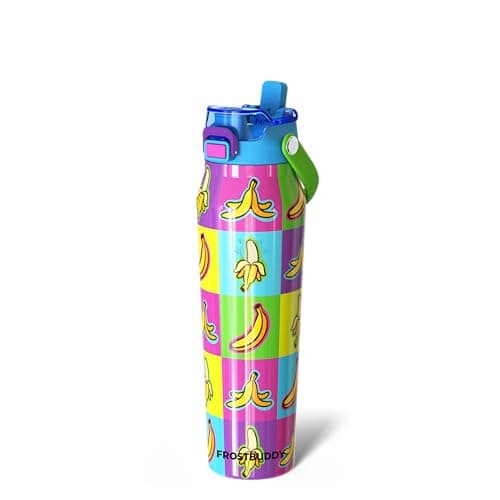 Frost Buddy 32oz Insulated Water Bottle - Straw & Chug Lid - Leak-Proof