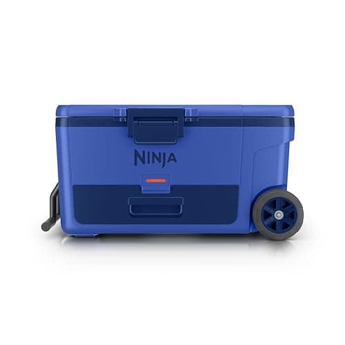 Ninja FrostVault | 65qt Wheeled Cooler with Cold Dry Zone | Integrated Fridge-Temp Dry Storage Drawer | Premium Heavy-Duty Insulated Cooler | Keeps Ice Cold for Days | Luminous Blue | FB265CY