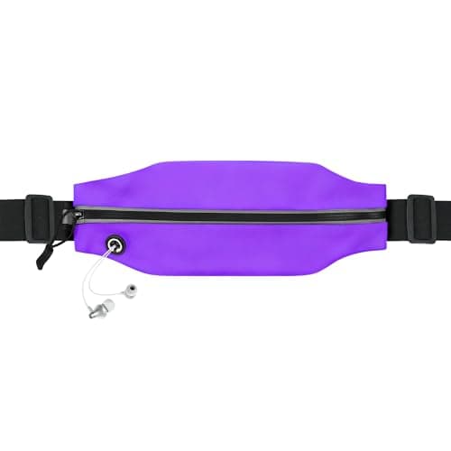 Jealkip Running Belt Fanny Pack Men and Women Slim Running Bag Money Belt