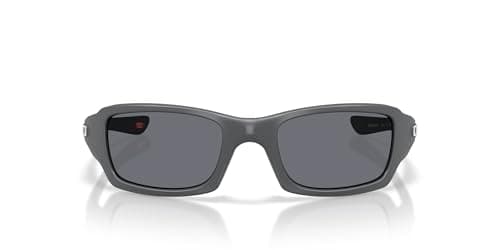 Oakley Sunglasses for Men - OO9238 Fives Squared Rectangular Sunglasses - Matte Carbon/Grey - Size 54