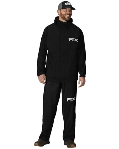 FROGG TOGGS Men's FTX Lite Rain Jacket - Waterproof, Breathable, Stretch Comfort