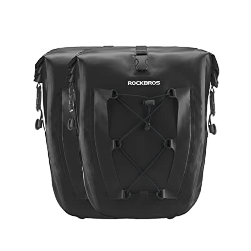 ROCKBROS Bike Panniers Waterproof Max 30L Capacity Cycling Traveling 2 Pack