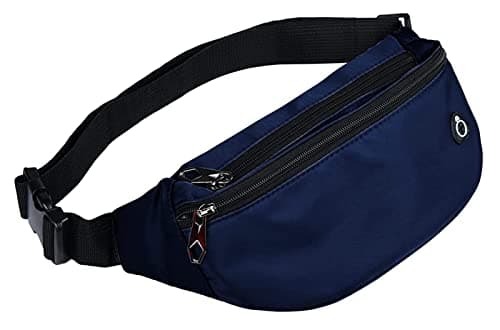 Fanny Pack for Men and Women, Waterproof Sports Waist Pack Bag for Travel Hiking Running Hands-free Wallets, Easy Carry Any Phone