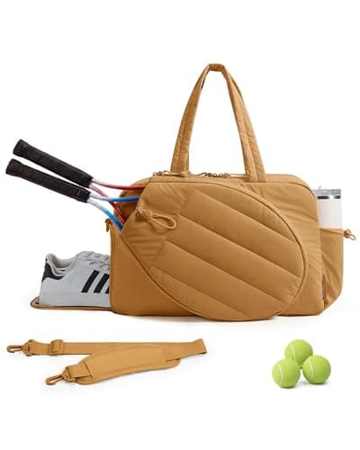 BAGSMART Tennis Gym Bag for Women, 3-in-1 Sports Duffle Sling Backpack