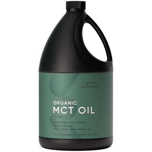 Sports Research® Organic Coconut MCT Oil 128oz, Unflavored