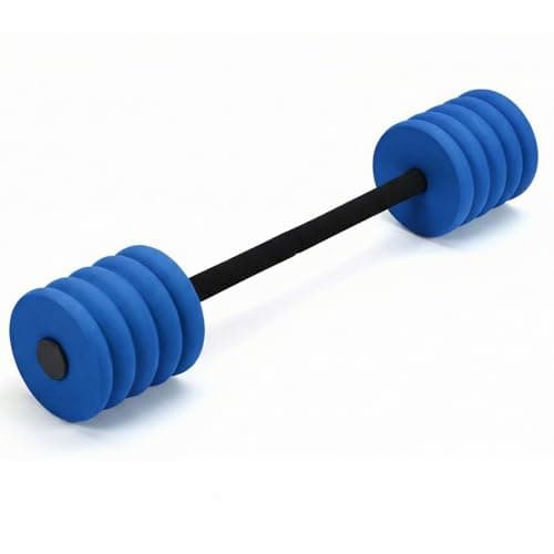 Long Aquatic Exercise Dumbbells Pool Exercise Foam Water Weights Dumbbell Aquatic Pool Barbells with High Density EVA Foam for Swim Water Aerobics Workouts Loss(Navy Blue,29.13 Inch)