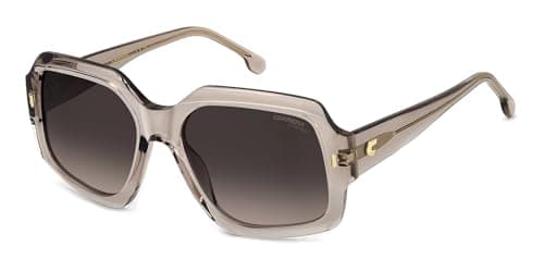 Carrera Womens Carrera 3045/S Square Sunglasses, Nude, 56mm