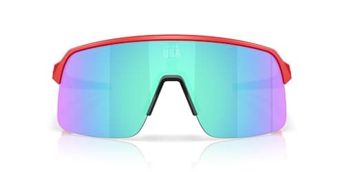 Oakley Men's and Women's OO9463 Sutro Lite Rectangular Sunglasses,Redline/Prizm Sapphire,0mm