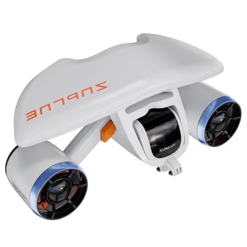 Sublue Mix Underwater Scooter with Action Camera Mount 2 Gear Speed 45 Minutes 22lbf 131ft Waterproof Dual Motors Water Sports Pool Diving Snorkeling for Adults (Mix ArcticWhite-2026)