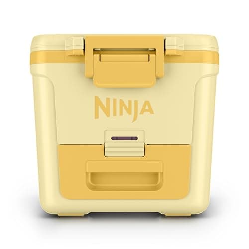 Ninja | FrostVault 30QT Cooler with Wheels | Insulated with Temp Dry Storage Drawer | Keeps Ice Cold for Days | for the Beach, Camping, Picnics & More | Daffodil Daze | FB230YL
