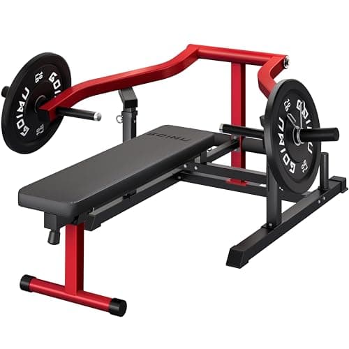 Chest Press Machine, GOIMU Z1-PRO Weight Bench Press Machine with Independent Arms, Adjustable Flat Incline Bench Press for Chest, AB Workout Home Gym Equipment