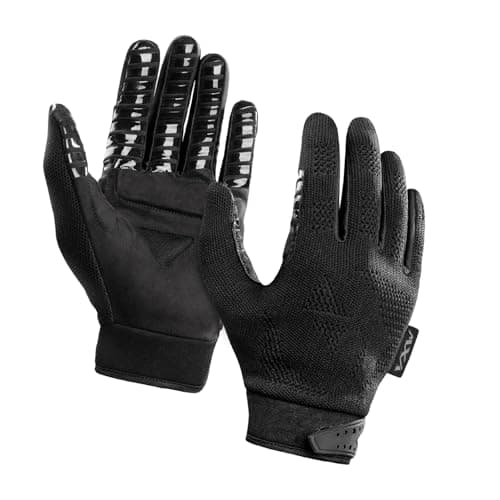 VXW Flying Disc Wear Resistant Full Finger Outdoor Training Gloves Breathable Non-Slip Fitness Riding Gloves MTB Cycling Gloves (X-Large