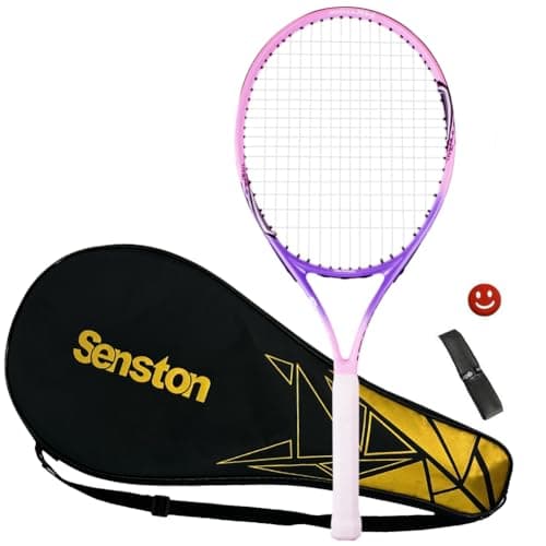 Senston 25 inch Tennis Racket for Kids Children Boys Girls Tennis Racquets Pink Color
