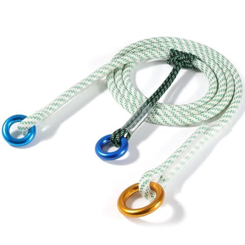 KINGTLE 30KN Tree Arborist Friction Saver & Cambium Saver Loop, Heavy-Duty 12MM Polyester Anchor Cord for Rock Climbing, Arborist, Tree Work, Rescue & Canyoneering (47 Inches)