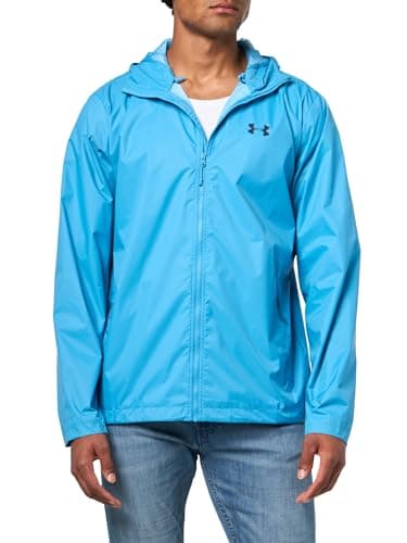 Under Armour Men's Forefront Rain Jacket, (453) Ether Blue / / Midnight Navy, XX-Large
