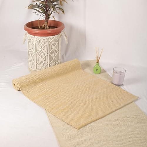 Trade Star Organic Cotton Yoga Mat Tie Dye Yoga Mat for Exercise Handloomed Meditation Rug Highly Absorbent Travel Mat for Indoor/Outdoor Use (72"L x 24"W Inches) Reversible Yoga Rug