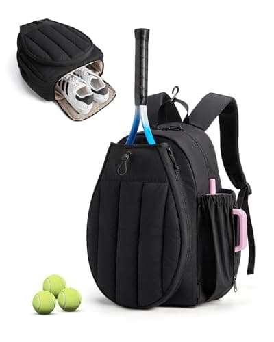 BAGSMART Tennis Gym Bag for Women, 3-in-1 Sports Duffle Sling Backpack