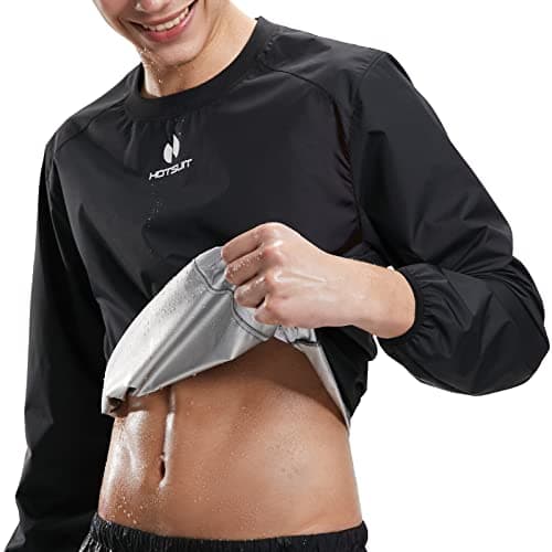 HOTSUIT Men Sauna Suit Sweat Suits Durable Gym Exercise Workout Jacket