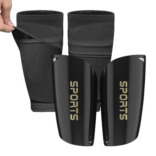 ATHCISE Toddler Kids Youth Soccer Shin Guards with Sleeves for Ages 3-15