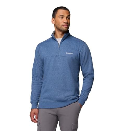 Columbia Mens Hart Mountain II Half Zip Fleece Jacket, Carbon Heather, Small