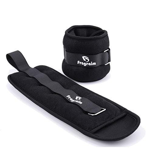 Ankle Weights, 3 Lbs X 2 Wrist Leg Arm Weights for Women and Men, Comfortable and Soft, Pretty Sturdy, Perfect for Dancing, Running, Walking, Fitness, Workout, Physical Therapy - Black